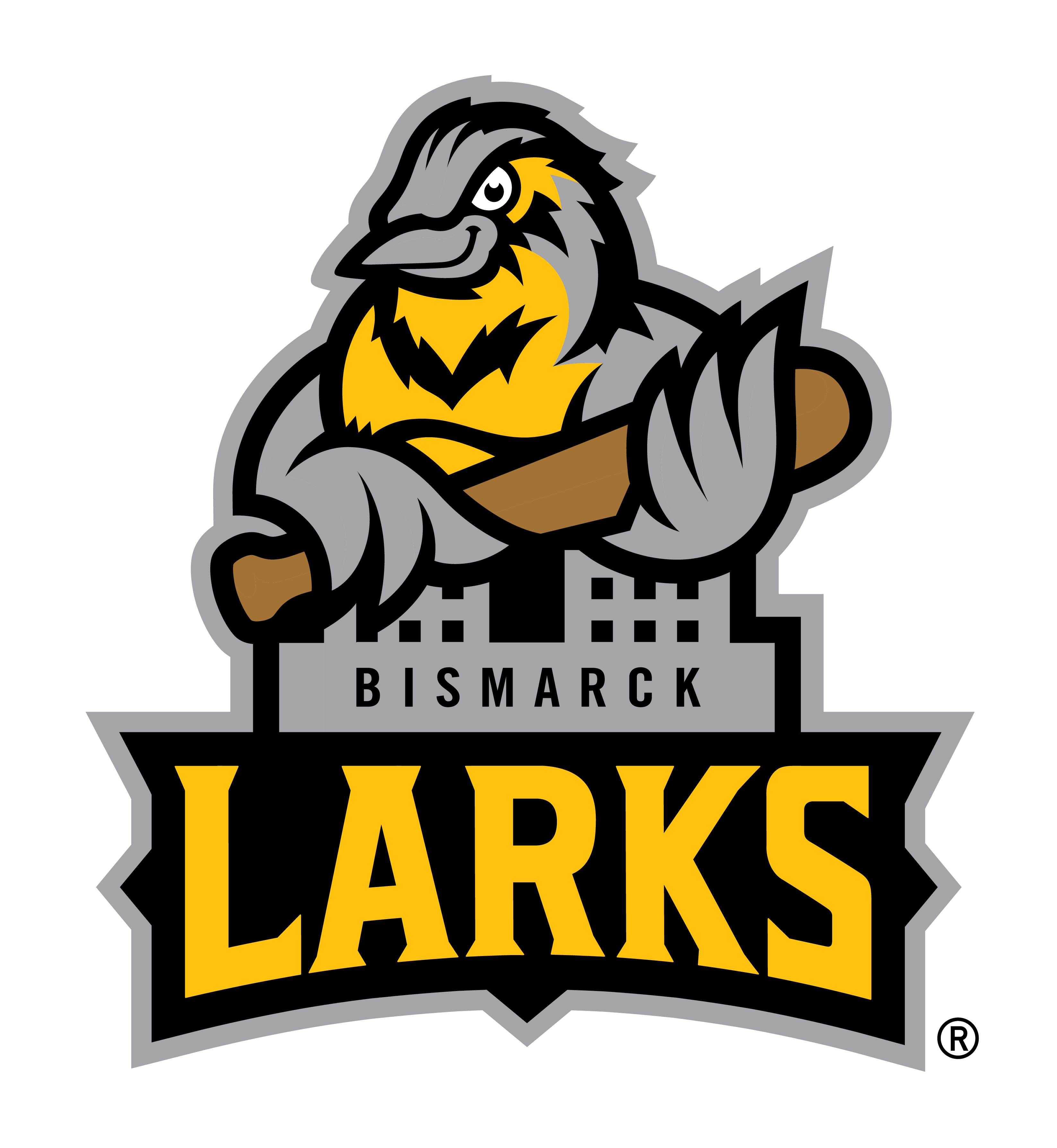 This is the Bismarck Larks Logo.
