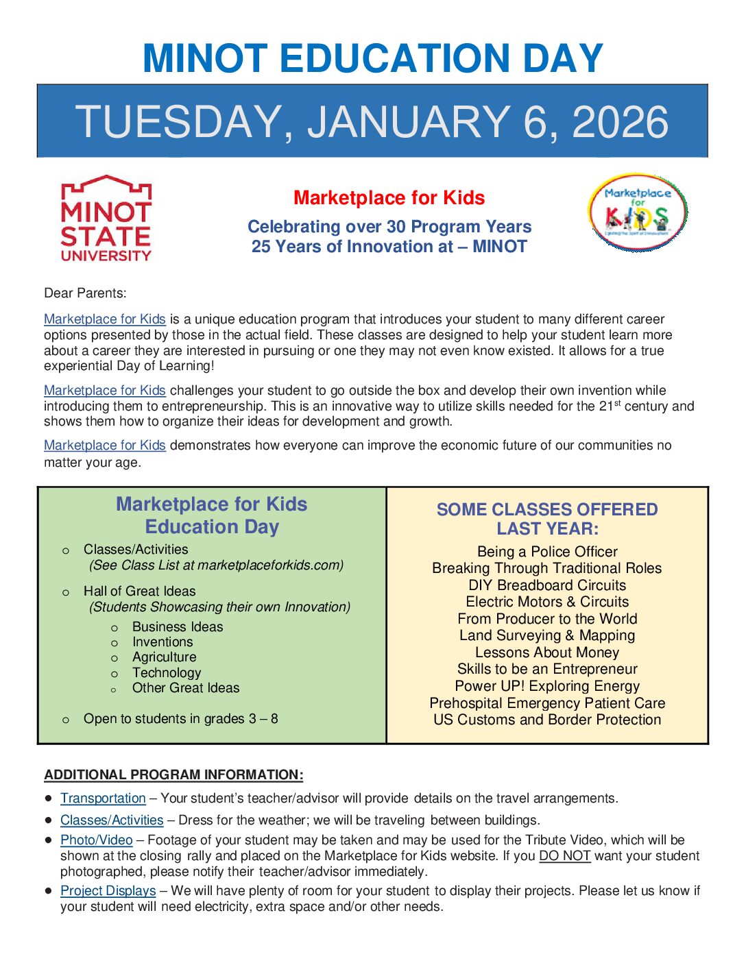 5-MINOT PARENT BROCHURE 2025-2026